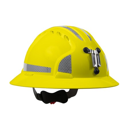 Pip Full Brim Mining Hard Hat with HDPE Shell, 6-Point Polyester Suspension, Wheel Ratchet Adjustment 280-EV6161MCR2-20